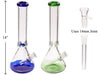 <b>Moji Mellow</b>, Beaker Style Glass Water Pipe, 2/C, CBX